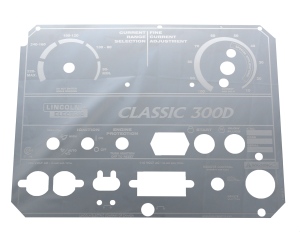Lincoln Classic 300D Custom Mirrored Stainless Steel Faceplate  (9SL10849-3 / L10849-3) 
