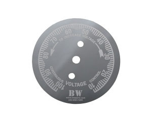 AC & DC Polished Stainless Steel BWParts Remote Box Faceplate