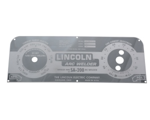 SA-200 7-Selector Mirrored Stainless Steel Red Face Faceplate - 9SM10926 M10926