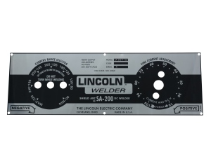 Gloss Photometal 7 Selector Faceplate Lincoln SA-200 Red Face M8803