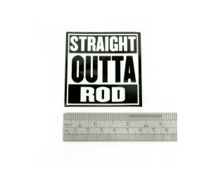 Straight Outta Rod Helmet Sticker