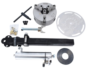 TriArc Welding 8” Slow Roll Out Wheel With Square Tubing Leveling Kit and Purge