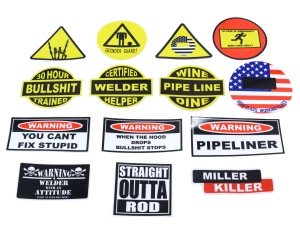 Entertaining Helmet Stickers/Decals (Multi-Pack)