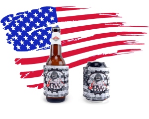 BW Parts Flag Slap Koozie