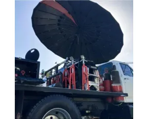 Pipeliners Cloud 8' Flame Resistant Umbrella